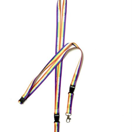 Kirjastoseuran avainnauha sateenkaari