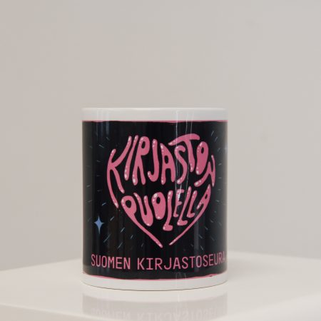 Kirjastoseuran muki Kirjaston puolella